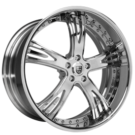 22" Staggered Lexani Forged Wheels LF-706 Chrome Rims