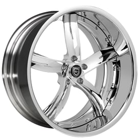 22" Lexani Forged Wheels LF-735 Nickle Chrome Rims