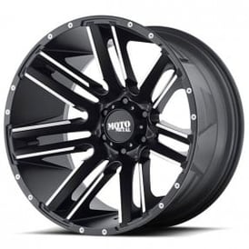 18" Moto Metal Wheels MO978 Razor Satin Black Machined Off-Road Rims 