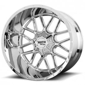 22" Moto Metal Wheels MO986 Siege Chrome Off-Road Rims 