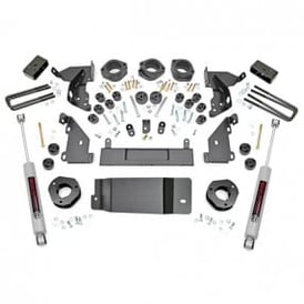 4.75" Rough Country Suspension Lift Kit (Chevy/GMC 1500 with Stock Cast Steel Control Arms 2014-2015)