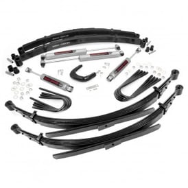 4" Rough Country Suspension Lift Kit | 56 IN Rear Springs (Chevy/GMC C20/K20 | C25/K25 1988-1991)