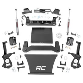 6" Rough Country Suspension Lift Kit (Chevy Silverado 1500 2WD 2019-2024)