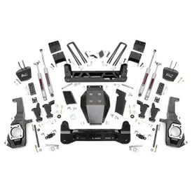 7.5" Rough Country Suspension Lift Kit | Torsion Drop (Chevy/GMC 2500HD/3500HD 2011-2019)