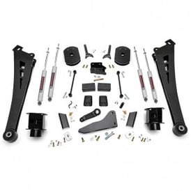 5" Rough Country Suspension Lift Kit | Rear Air Bags (RAM 2500 4WD 2014-2018)
