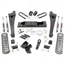 5" Rough Country Suspension Lift Kit (RAM 3500 4WD 2019-2024)