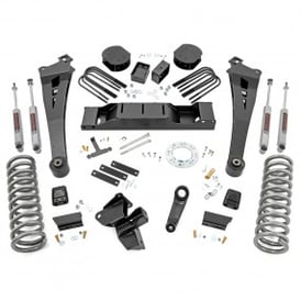 5" Rough Country Suspension Lift Kit (RAM 3500 4WD Diesel 2019-2024)