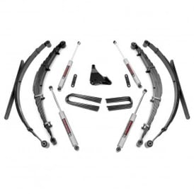 4" Rough Country Suspension Lift Kit (Ford Super Duty 4WD 1999-2004)