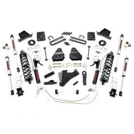 4.5" Rough Country Suspension Coilover Conversion Lift Kit (Ford Super Duty 4WD 2008-2010)