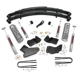 4" Rough Country Suspension Lift Kit | Rear Springs (Ford Bronco II 4WD 1984-1990)