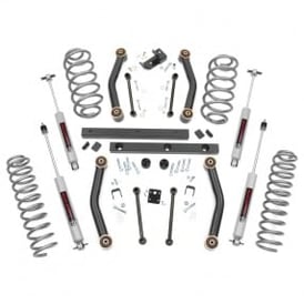 4" Rough Country Suspension Lift Kit (Jeep Wrangler TJ 4WD 1997-2002)
