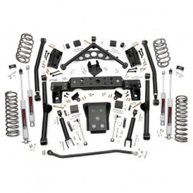 4" Rough Country Suspension Lift Kit | Long Arm (Jeep Grand Cherokee WJ 4WD 1999-2004)