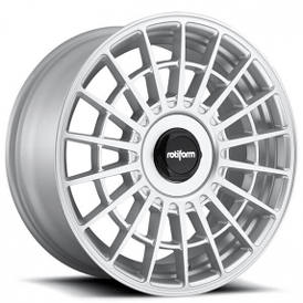 19" Staggered Rotiform Wheels R143 LAS-R Gloss Silver Rims