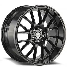 18" Shift Wheels Crank Gloss Black Rims 