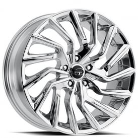 24" VCT Wheels V81 Chrome Rims 