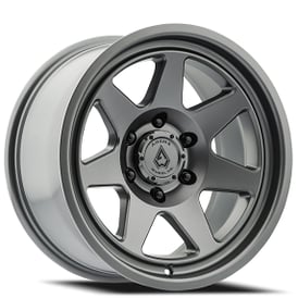 17" Arena Wheel Co A104 Ridge Gunmetal Off-Road Rims  