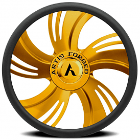 Artis Forged Custom Steering Wheel Avenue Gold