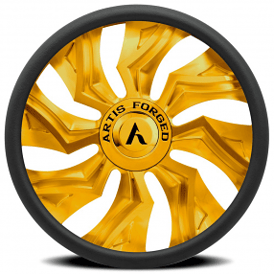 Artis Forged Custom Steering Wheel Buckeye Gold