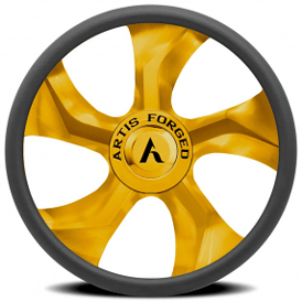 Artis Forged Custom Steering Wheel Bully Gold