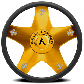 Artis Forged Custom Steering Wheel Cashville Gold