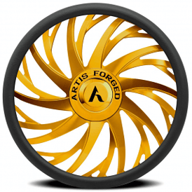 Artis Forged Custom Steering Wheel Decatur Gold
