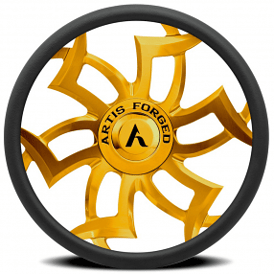 Artis Forged Custom Steering Wheel Medusa Gold
