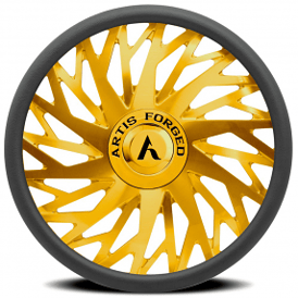 Artis Forged Custom Steering Wheel Northtown Gold