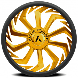 Artis Forged Custom Steering Wheel Royal Gold
