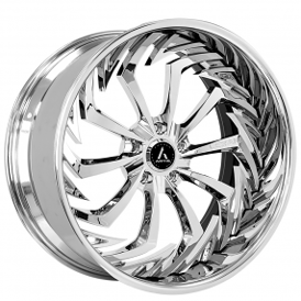 19" Staggered Artis Forged Wheels Royal Chrome Rims