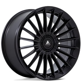 20" Staggered Asanti Wheels AB048 Viceroy Matte Black Rims