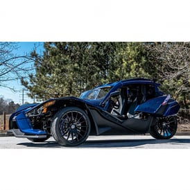 22" Staggered Asanti Wheels ABL-14 Polaris Gloss Black Polaris Slingshot / 3-Wheeler Rims