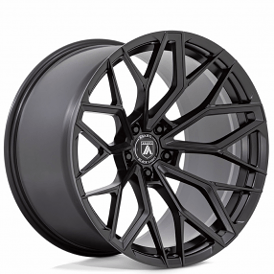 20" Staggered Asanti Wheels ABL-39 Mogul 5 Satin Black Flow Formed Rims