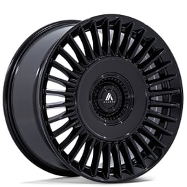 22" Asanti Wheels ABL-40 Tiara Gloss Black Rims