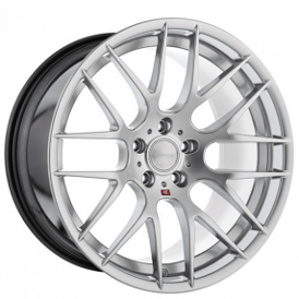 19" Staggered Avant Garde Wheels M359 Hyper Silver Rims 