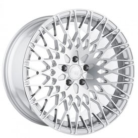 19" Staggered Avant Garde Wheels M540 Silver Machined Rims 