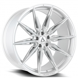 20" Azad Wheels AZFF02 Brushed Silver Rims
