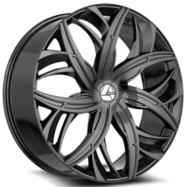 18" Azara Wheels AZA-541 Gloss Black Rims
