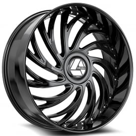 20" Azara Wheels AZX-101 Gloss Black Rims