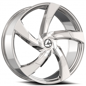 18" Azara Wheels AZA-524 Nano Chrome Rims