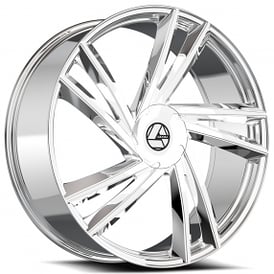 20" Azara Wheels AZA-529 Nano Chrome Rims