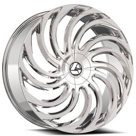 20" Azara Wheels AZA-534 Nano Chrome Rims