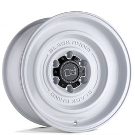17" Black Rhino Wheels Solid Gloss White Off-Road Rims 