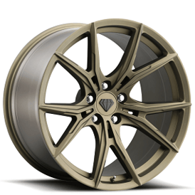 20" Blaque Diamond Wheels BD-F7 Matte Bronze Flow Forged Rims 