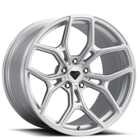 20" Blaque Diamond Wheels BD-F8 Brushed Silver Flow Forged Rims 