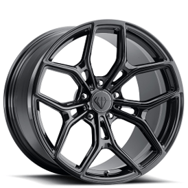 20" Blaque Diamond Wheels BD-F8 Gloss Black Flow Forged Rims 