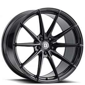 20" Brada Wheels CX1 Gloss Black Rotary Forged Rims