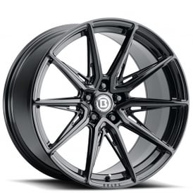 20" Staggered Brada Wheels CX2 Gloss Black Rotary Forged Rims