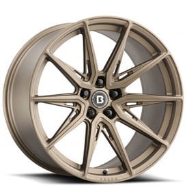 20x10/ 20x11" Staggered Brada Wheels CX2 Satin Bronze Rotary Forged Rims