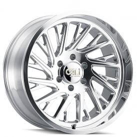 24" Cali Wheels 9114 Purge Polished Off-Road Rims