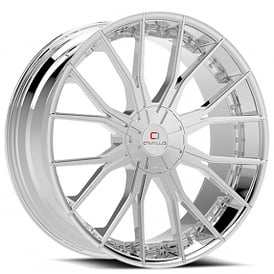 22" Cavallo Wheels CLV-36 Nano Chrome Rims